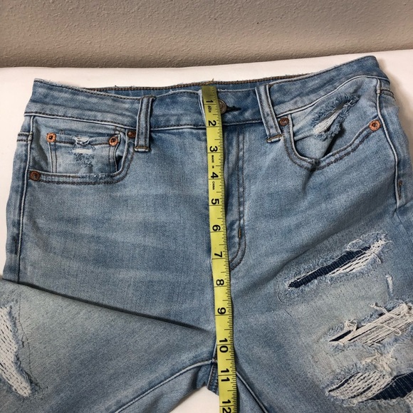 American Eagle Outfitters Nex(T) Level Stretch Tapered High Rise Blue Jegging 8R - Picture 13 of 16